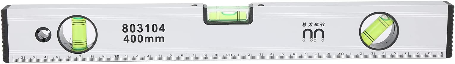 300mm / 400mm Spirit Level,Aluminum Alloy Magnetic MultiFunction Measuring Ruler Levelling Instrument400mm