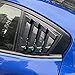 HIGH FLYING for Subaru WRX STi 2015-2020 2021 Back Side Window Scoop Louvers Cover ABS 2PCS (Carbon Fiber Grain)