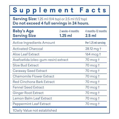 image for Colic Calm Plus - Alternative Gripe Water with Extra Support, Infant G