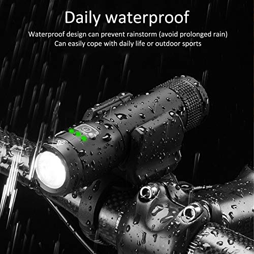 Faro per Bici a LED, IPX-6 Impermeabile USB
