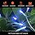 Lotenten Window Curtain String Light USB Plug in 8 Modes Wall Light Up Curtains Led String Lights with Remote Controller for Indoor Outdoor Bedroom Window Wedding Party Decoration(Blue)