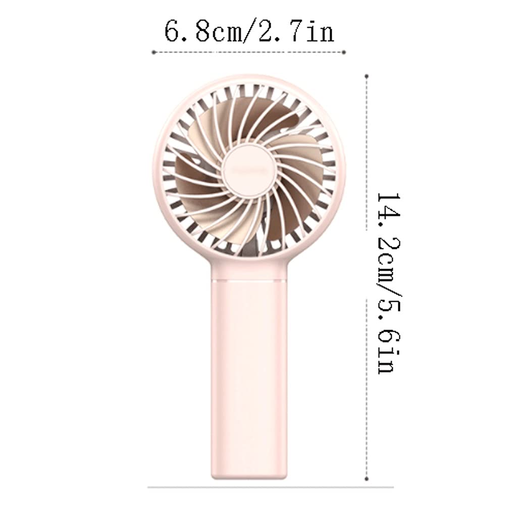 Mini Ventilatore Mini Ventilatore, Ventilatore Portatile/da scrivania/da Collo (3 in 1), Piccolo Ventilatore USB, Regolabile a 3 velocità, Ventola di Raffreddamento Portatile per casa, Esterno,