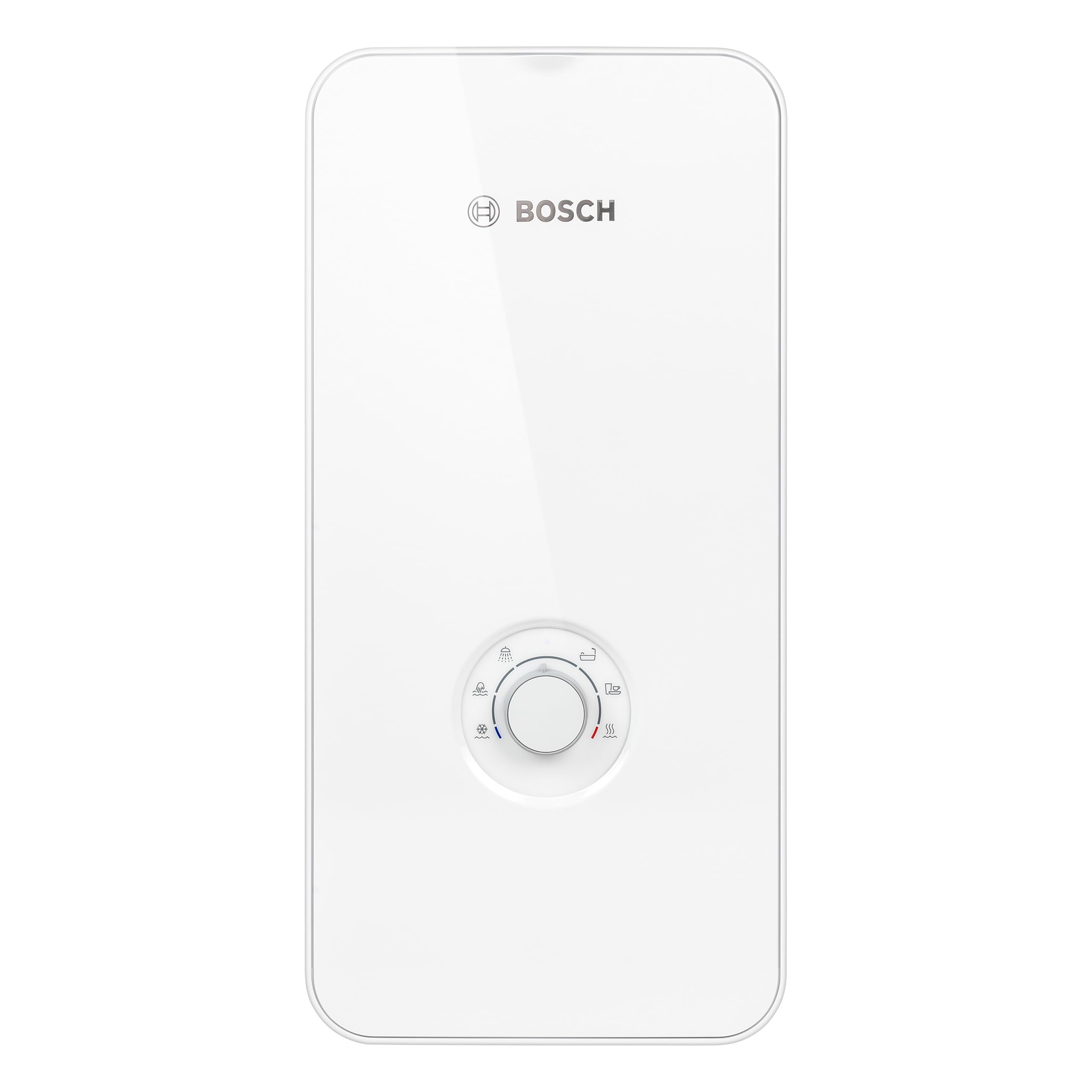 Bosch elektronisch geregelter Durchlauferhitzer Tronic Comfort Plus 21/24/27 kW - Umschaltbar, druckfest, stufenlose Temperaturwahl, moderne Glas-Optik, weiß [Energieklasse A]