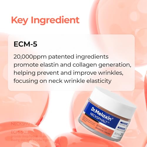 Dr.Melaxin Necksphalt ECM Barrier Cream for Anti-Aging Neck Skin, Tightening Wrinkles for an Even Skin Tone and Neck Lift, 1.69 fl oz (50ml) - Image 4