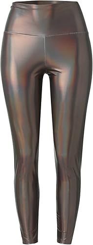 Miniatura 4 de HJYUZP Womens Sweatpants Women's Stretchy Faux Leather Leggings Pants Sexy High Waisted Tights Yoga Pants for Women