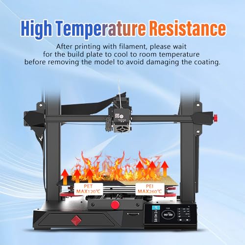 Image of Flexible Steel Printer Bed PEI Surface and Magnetic Bottom Sheet (310x310mm, Textured PEI+PET (Double Sided))