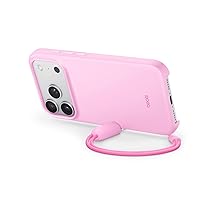 Beats Custodia Cavalletto per iPhone 17 Pro con MagSafe e Controllo fotocamera, cordino che funge da supporto integrato, finitura opaca, fodera in microfibra – Rosa ciottolo