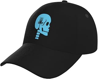Disc Golf On The Mind Baseball Cap for Men Women - Trucker Hat Snapback Curved Brim Cap Black