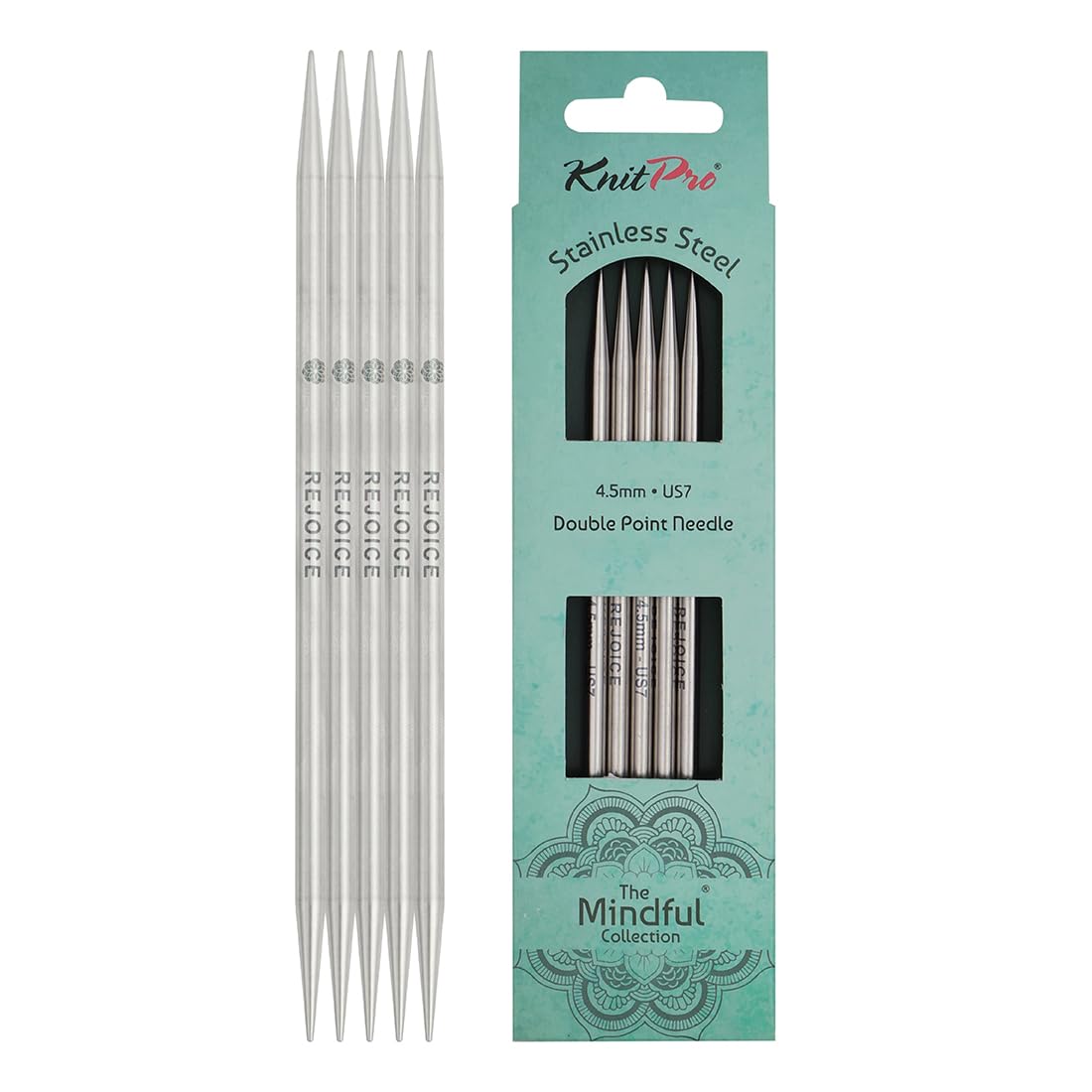 KnitPro The Mindful Collection Double Pointed Needles 6" (15cm) | Size 4.5mm