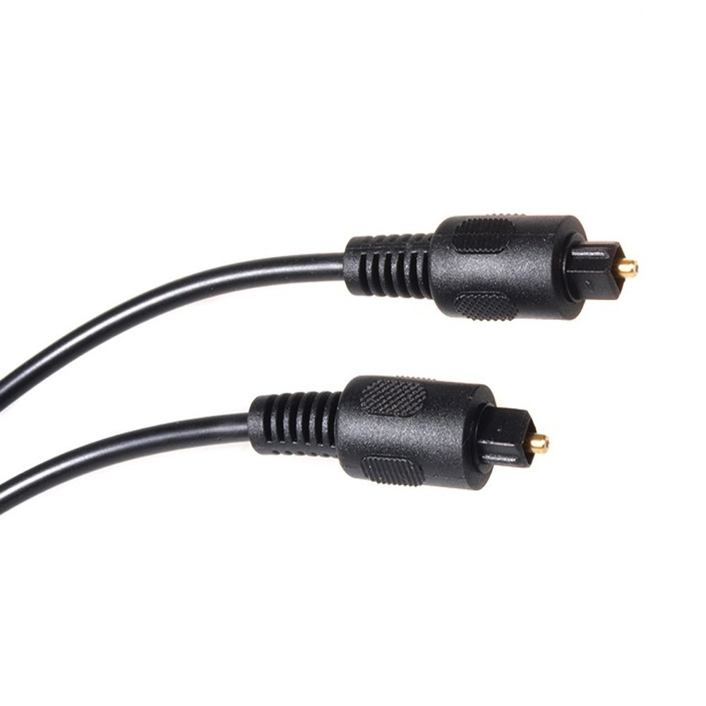 Maclean MCTV-639 Uniwersalny Kabel Optyczny T-T TOSLINK - 1m, Przewód Optyczny do Odtwarzacza CD/SACD/Blu-ray/DVD/TV/SAT lub Kina Domowego, Przewód Audio, Kabel do Dźwięku