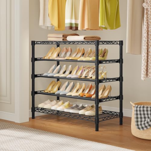 Image of VIPEK S1 Plus 5-Tier Shoe Rack, Extra Wide Heavy Duty Shoe Storage Shelf