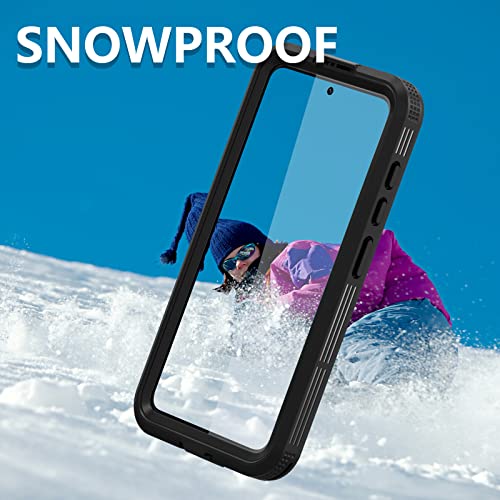 Samsung Galaxy S23 Waterproof Case, Built-in Screen Protector IP68 Certified Heavy Duty Protection Underwater Cover Skin for Samsung Galaxy S23 (Black) by Coquecover - Used condition - Image 3