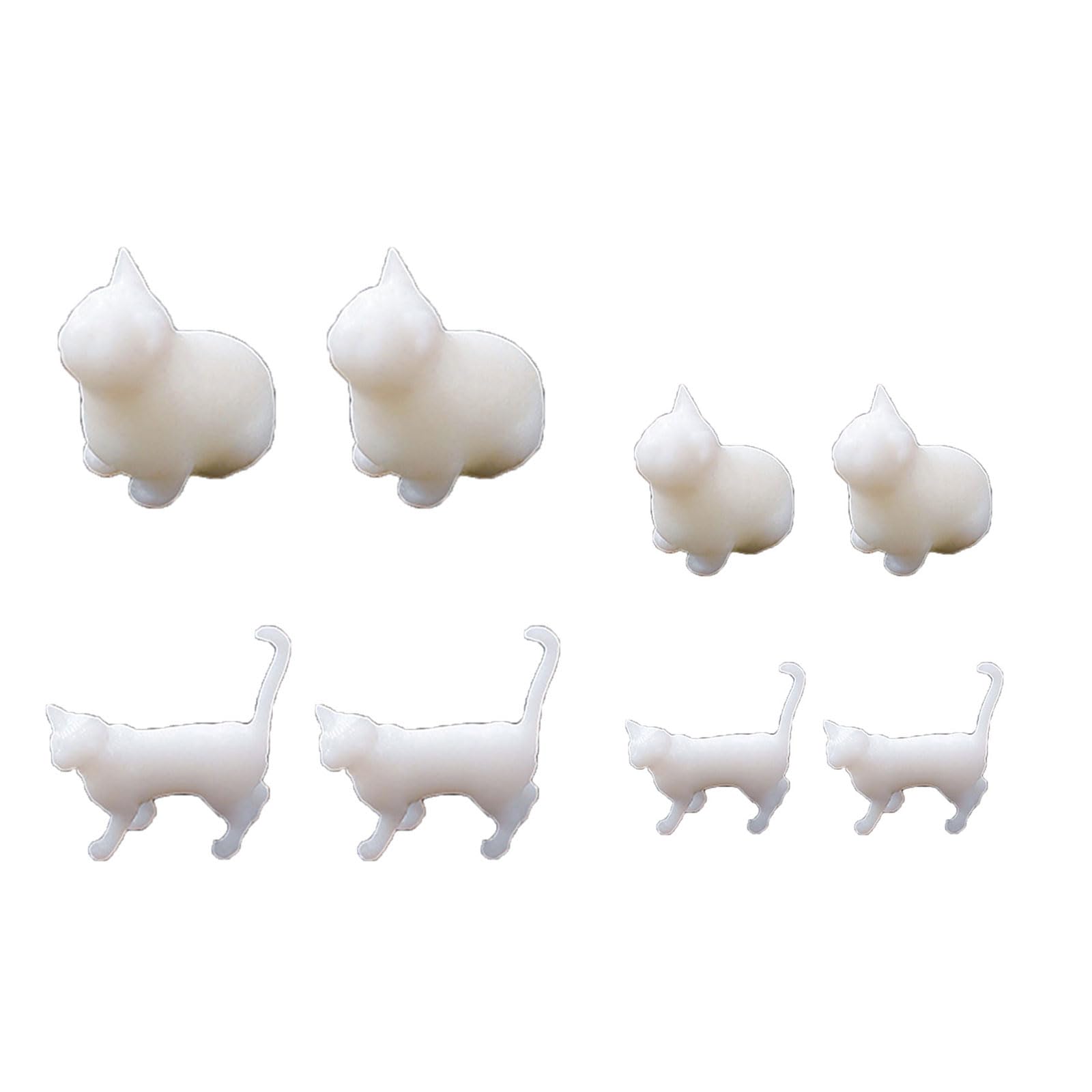 YROHGKPN Whimsical Resin Fillers in Crystal Droplets Miniature Figurines Silicone Supply for Lovers and Collectors Lover Gifts