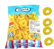 Vidal Gummi Pineapple Rings Candy, 2.2 Pounds