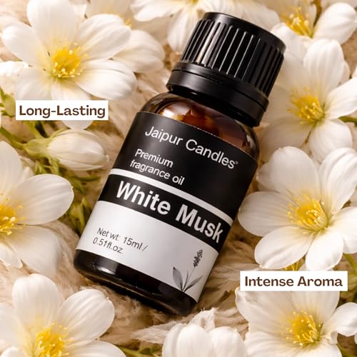 Image of Fragrance Oil | 15 ml | Aroma Oil for Home Fragrance | Best for Aromatherapy | Use in Diffusers, Candles, Air Fresheners (15ML, White Musk)