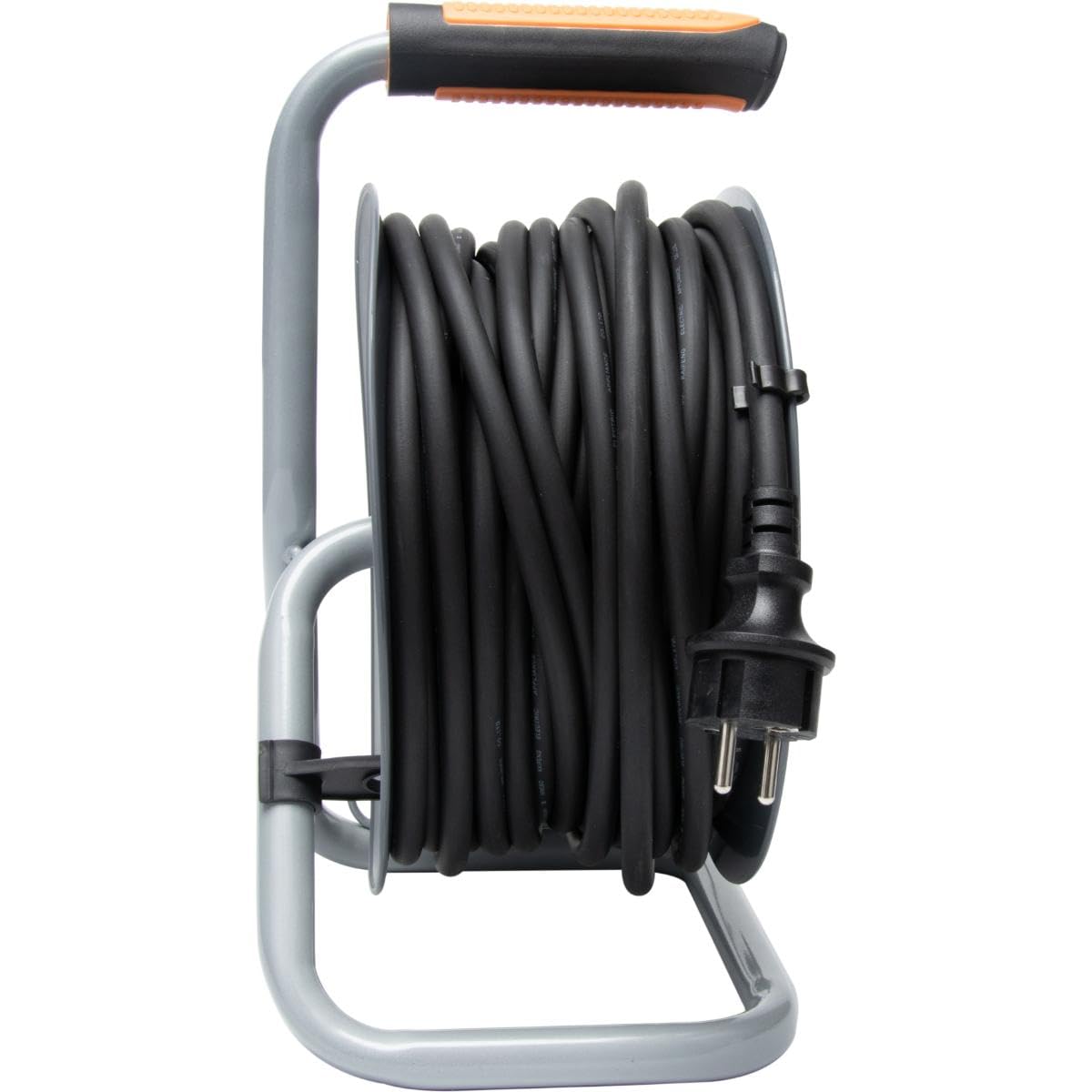 Zenitech - Enrouleur de Chantier IP44 4 Prises 16A 3G1,5mm² 25m - Orange