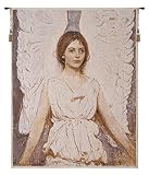 Angels Thayer Belgian Tapestry Wall Hanging - 28 in. x 37 in. Cotton/Viscose/Polyester/ by Abbot Han