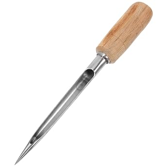 Stainless Steel Grain Sampler for Corn and Cereal, Silver