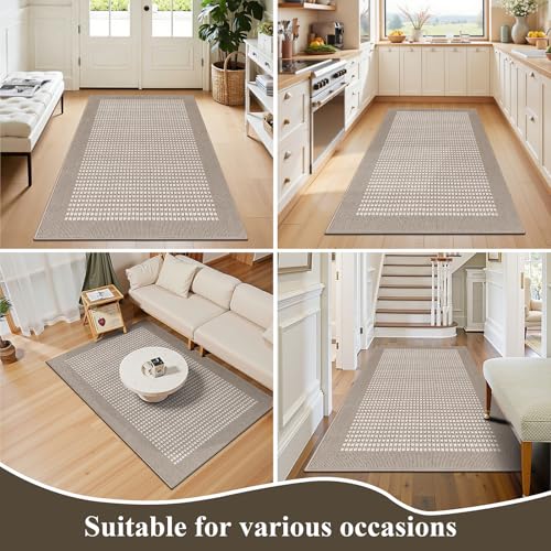 Ileading Indoor Door Mat 3x5ft Absorbent Dog Mats for Muddy Paws,Machine Washable Small Living Room Area Rug with Non-Slip Rubber Backing Low-Profile Inside Carpet for Hallway,Kitchen by Ileading - Image 7