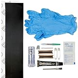 GEAR AID Aquaseal FD Soft Top Repair Kit for Jeep, Convertible Tops, and Fabric Vehicle Covers – Black, Waterproof Adhesive Patch for Rips and Tears, 7' x 10'