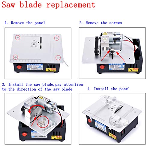 Mini Bench Saw 15Mm Adjustable Table Saw Diy Acrylic Pcb Desktop Cutting Machine 5000Rpm #TOP6
