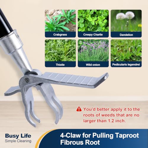 Image of Yocada Weed Puller Tool Stand Up Weed Remover Tool 62.59 inch