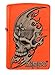 Produktbild Zippo 60001887 Skull Head Feuerzeug, Messing, Edelstahloptik, 1 x 3,5 x 5,5 cm