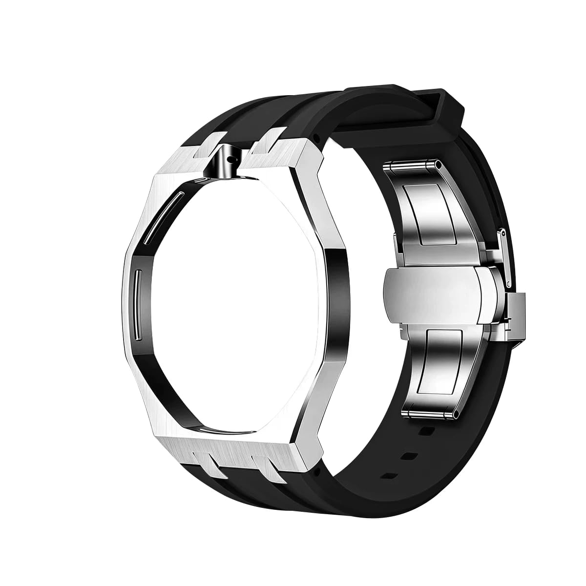 Amazon.co.jp: VESECCON ステンレスケース シリコンストラップ Swatch