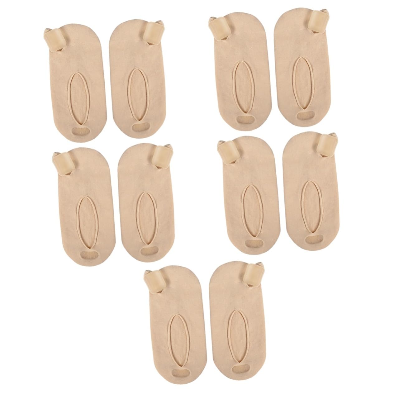Healeved 5pairs Toe Straighteners for Hallux Invisible Bunion Separators for Comfortable Toe Alignment Lightweight for Daily Use