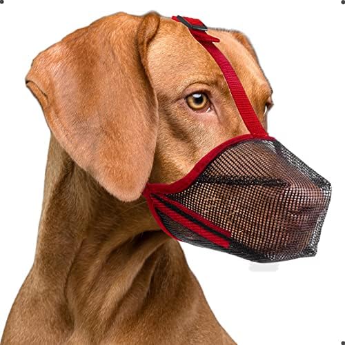 HTRTRR Hunde Maulkorb Größe S - Mesh Nylon Für Kleine & Mittlere Hunde