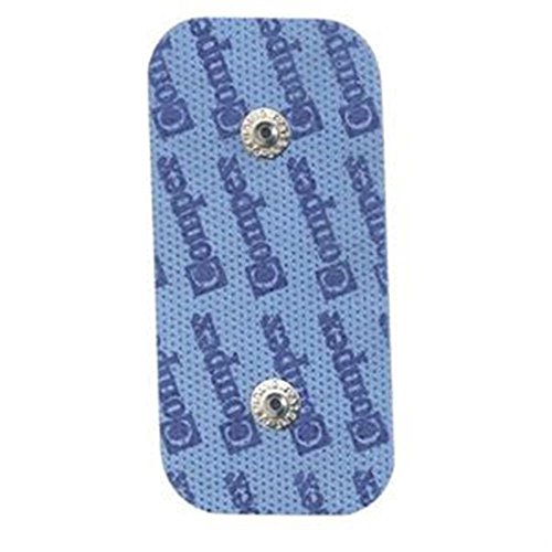 Electrodes Compex Dura-Stick Plus - 2 snaps rectangulaire - 50x100mm (x2) Cover