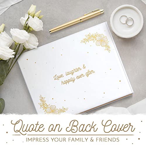 Elegant Wedding Guest Book , Wedding Guest Book With Pen , Guest Book Wedding Reception , Wedding Guestbook , Wedding Book , Wedding Guest , Wedding Book Alternative   #TOP3