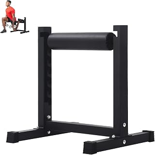 Bulgarian Split Squat Stand – Adjustable Single Leg Roller with 7 Heights and Enhanced Padding – Stand-Alone Lower Body Specialty Machine for Home Gym – Ideal for Squats and