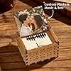 Soview Custom Photo Name Music Box with Personalized Gift with Record Song, Wooden Electronic Music Gift for Mom, Mothers Day #1