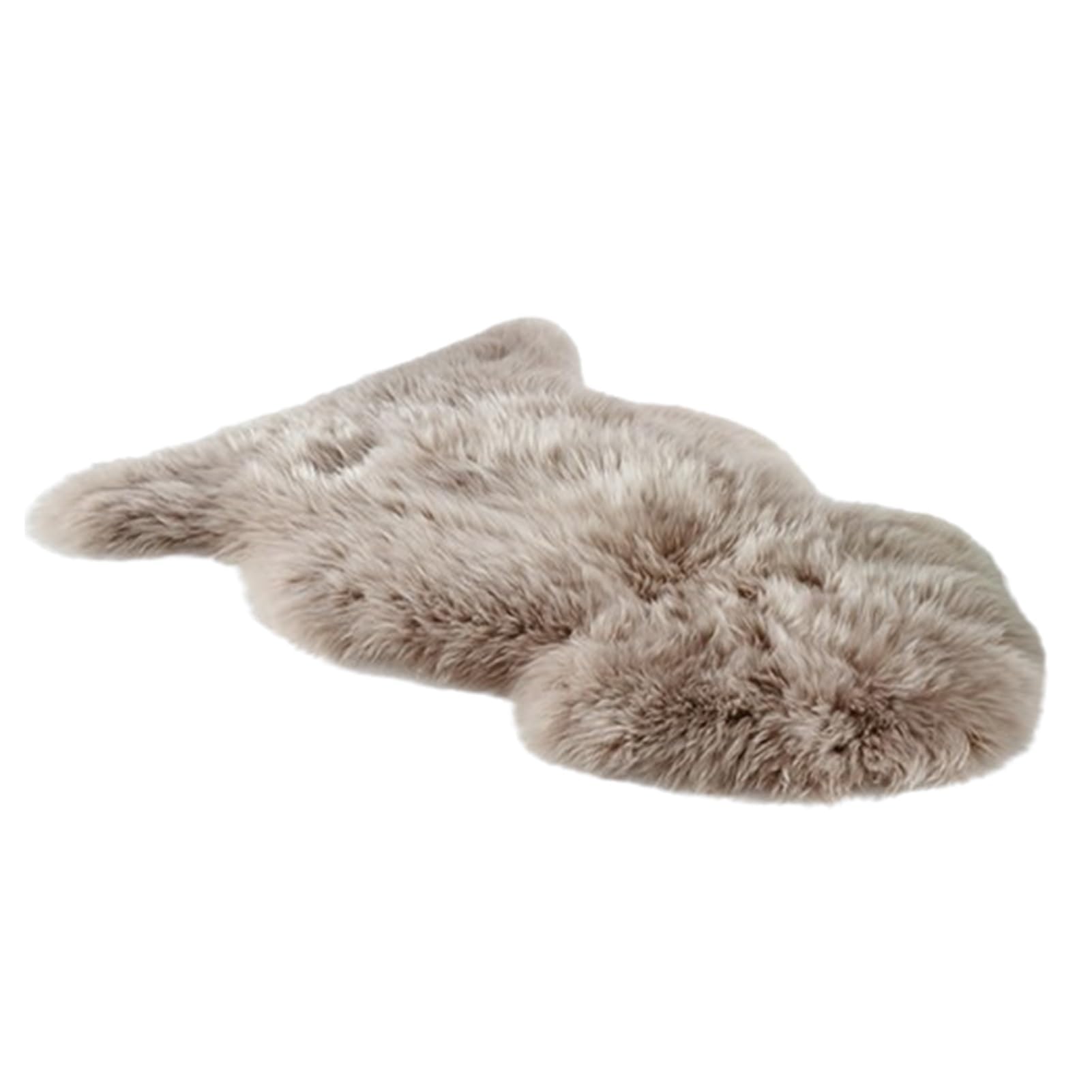 Altlue Onecolor Real Genuine Sheepskin Rug Natural Sheep Skin Throw Real Full Sheepskin Rugs Fluffy Fur Rug Authentic Sheep Skin Seat Covers For Chairs Lambskin Seat Pads Cushion (70X100cm)