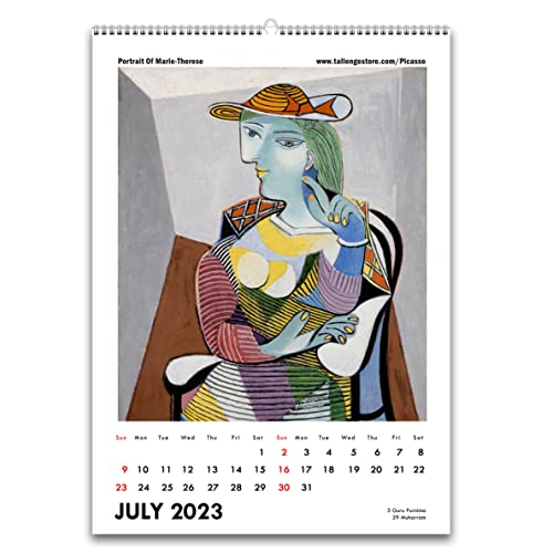 Image of Tallenge - Pablo Picasso - 2026 Wall Calendar - 12 x 17 Inches for Home & Office (Paper, Wall Calendar)