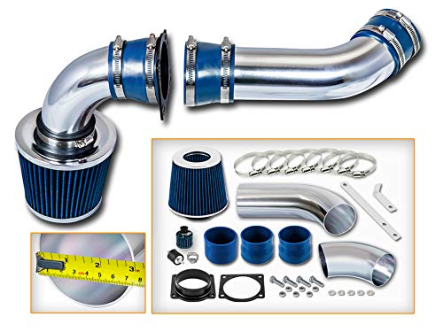 Rtunes Racing Cold Air Intake Kit + Filter Combo BLUE Compatible For 01-04 Ford Explorer/Ranger 01-03 Mazda B4000 V6 4.0L SOHC