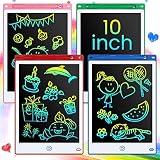 4 Pieces 10 Inch LCD Writing Tablet Doodle Board Electronic Toy Colorful Screen Doodle Drawing Pad f