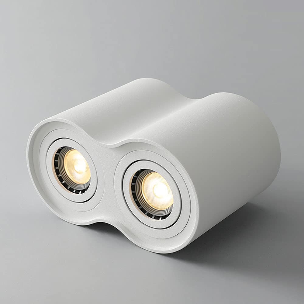 Spot de plafond moderne orientable luminaire LED intérieur GU10 éclairage d'accent blanc