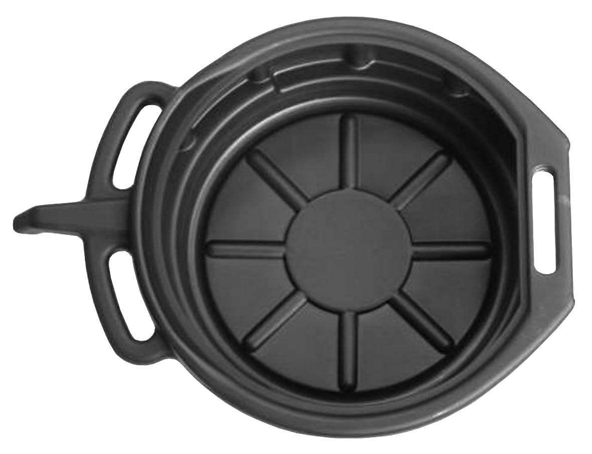 SW-Stahl 07374L - Bandeja Colectora de Aceite, Líquidos y Ácidos, 5.5 L | Recipiente para cambio de aceite resistente a disolventes con capacidad de 8 L, 400 mm de ancho y 100 mm de altura.