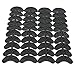 20Pack Replacement Black Rubber Sole Heel Savers Toe Plates Tap DIY Glue On Shoes Pad