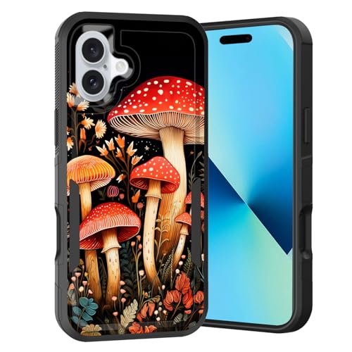 Coque iPhone 17 antichoc pour vos randonnées et sorties en forêt design champignons