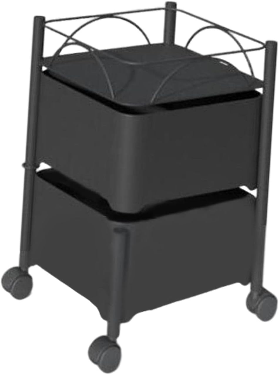 Rolling Storage Cart Storage Trolley Multifunctional for Bedroom Living Room