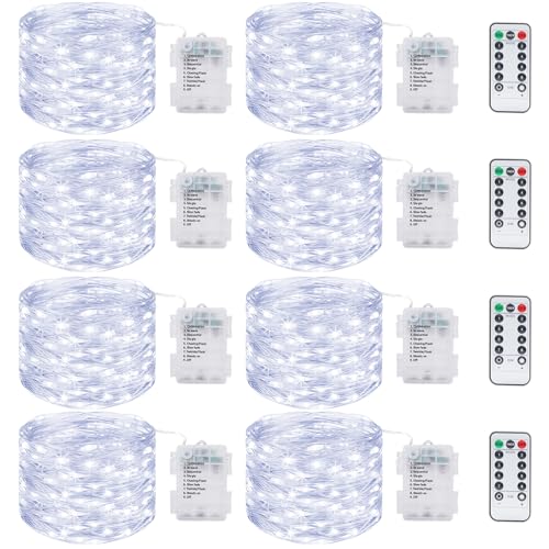 Guirlande lumineuse à piles étanche 8 modes pour illuminer vos soirées