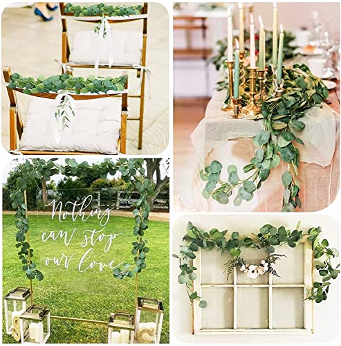 4Pack Ghirlanda di eucalipto artificiale, 6Ft