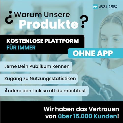 MESSAGENES | Aufkleber Google mit QR und NFC | Schilder Bewertung NFC und QR Code | 1 Runde Einheit | Google Review | Bewertungen in 1 Klick | Erhöht Bewertungen in Google Ihrer Business
