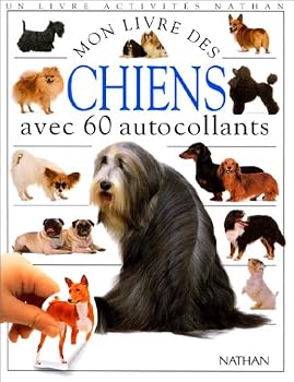 Paperback Mon livre des chiens avec 60 autocollants Book
