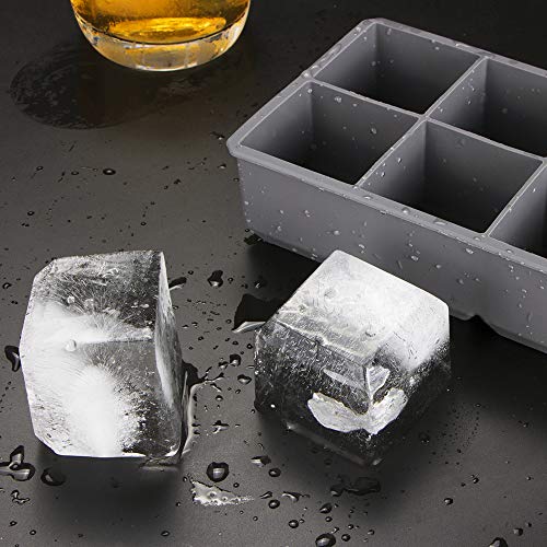 Bandejas de hielo de silicona Webake 2 piezas miniatura 6