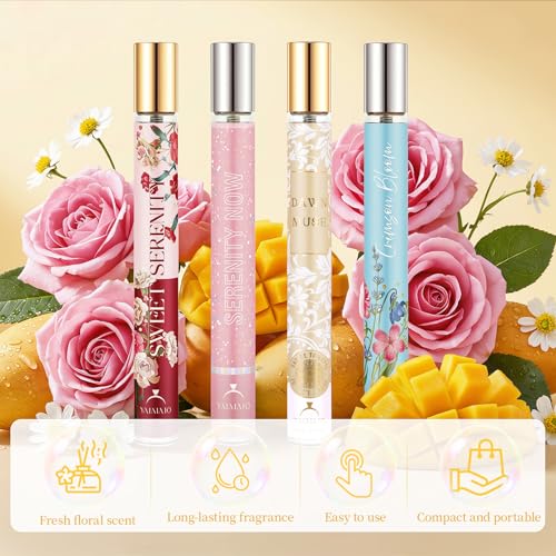 Mini Perfume Gift Set Women 4x35ml Eau De Parfum Fruity Floral | Luxury fragrance collection with hand creams & candles. Ideal gift for Mother's Day, Valentine's Day, Birthday, Anniversary - Image 3