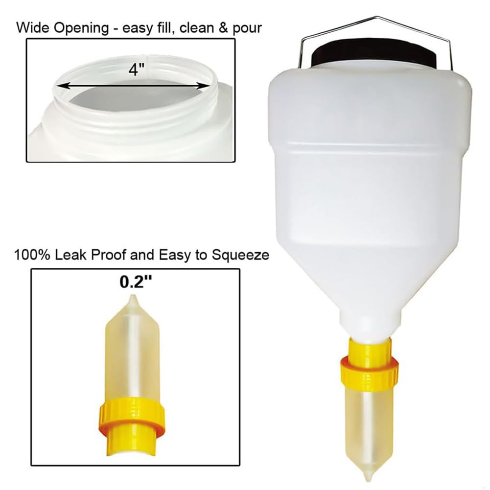 Distributeur de sauce à suspendre, bouteille à presser pour condiments, distributeur à presser rechargeable, station de pompe à condiments en plastique, distributeur de sauce pour restaurant 3L